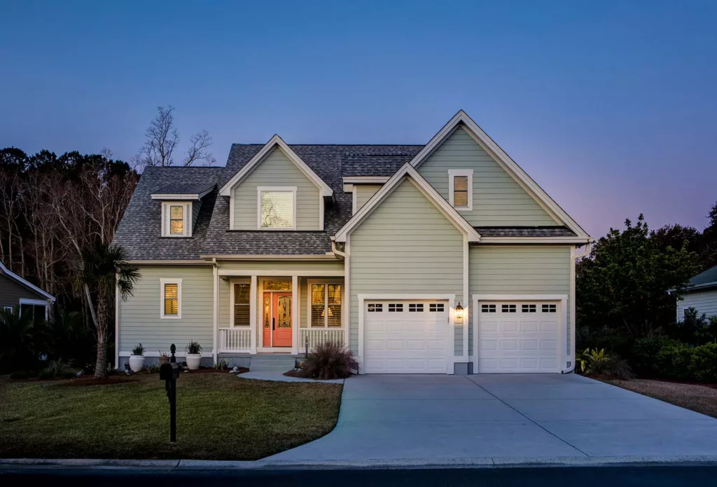 New home exterior