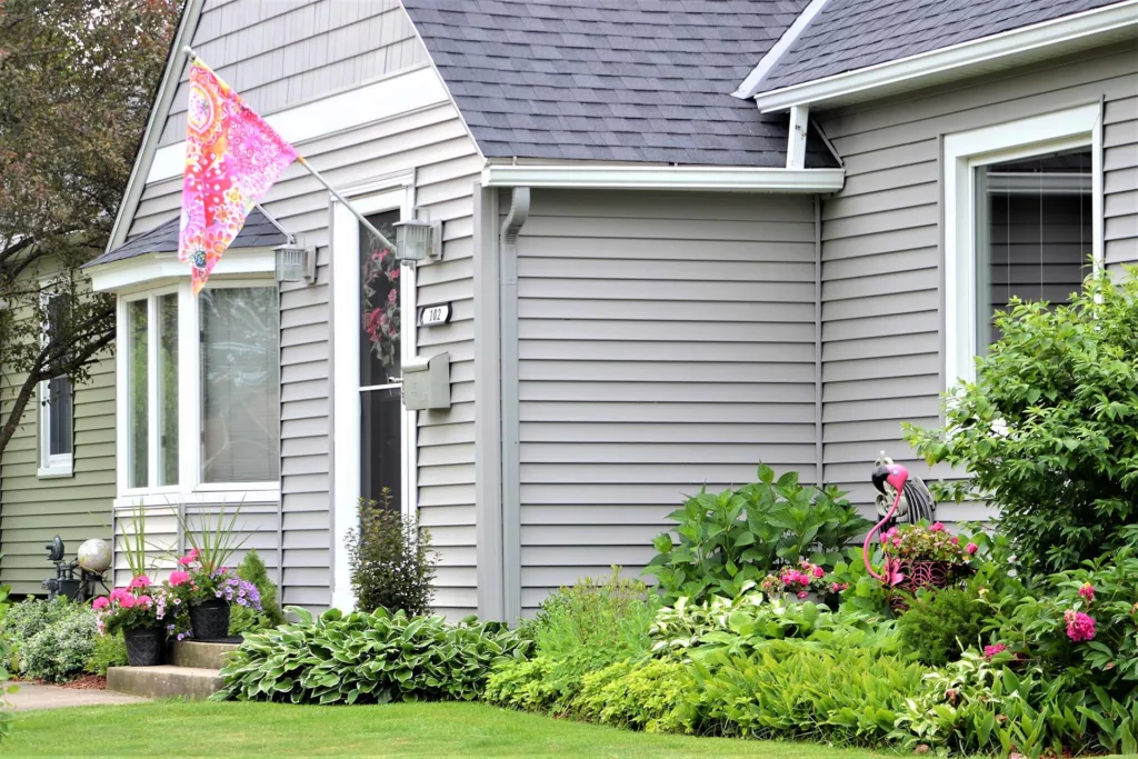 New siding enhances curb appeal.