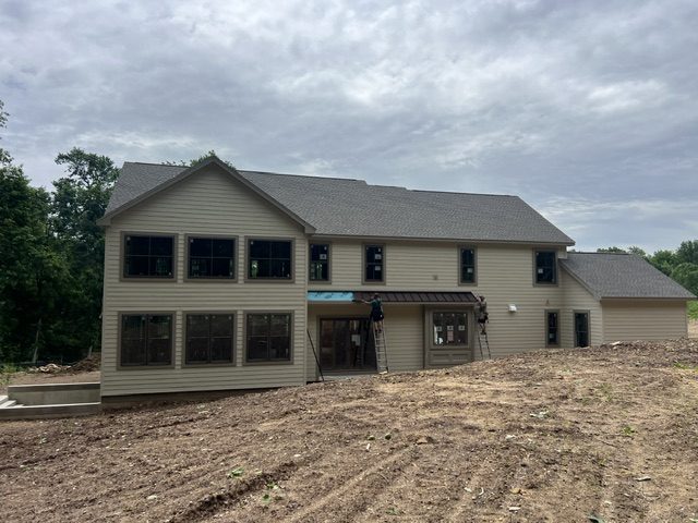 Vinyl siding installation